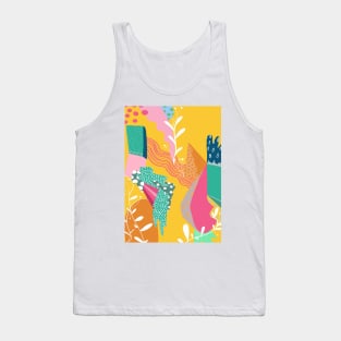 Colourful Abstract Art Tank Top